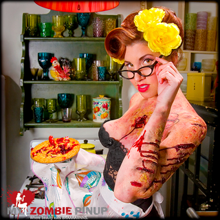 Illustration for article titled Zombie Pin-Up Girls Want You for Your Brains